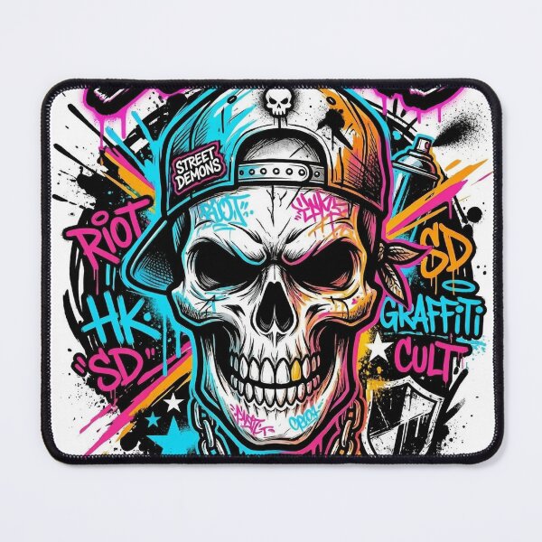 Item preview, Street Art Skull Graffiti – Cool Urban Streetwear Illustration designed and sold by Beauty Hand LK.