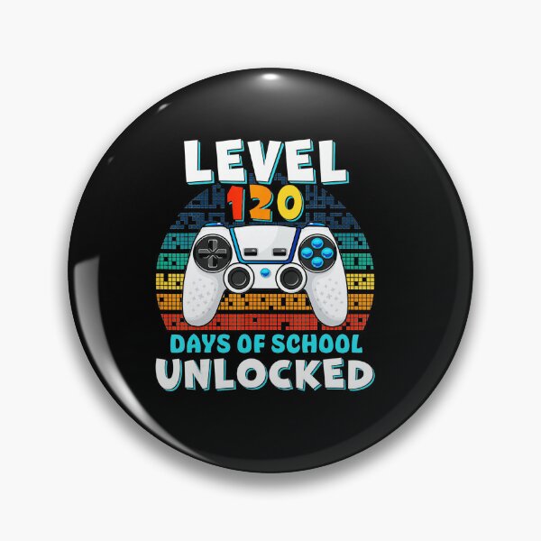 Item preview, Level 120 Days of School Gamer Achievement designed and sold by FGTV2021.