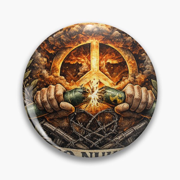 Item preview, No War No Nukes - Anti War Peace Protest Graphic designed and sold by SpicyWind.