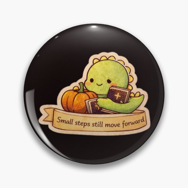 Item preview, Small Steps Still Move Forward Sticker – Christian Motivation designed and sold by Tiny Being Studio.
