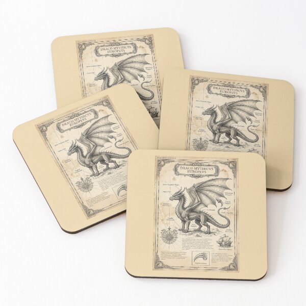 Item preview, Mythological Dragon Scientific Atlas designed and sold by Jeeklsdotcom.