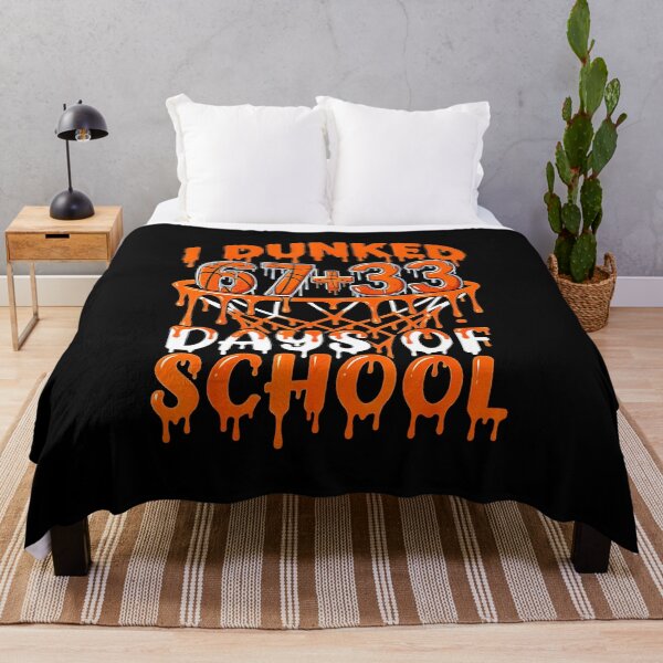Item preview, I Dunked 67+33 Days of School Funny Basketball designed and sold by gladysenglish.