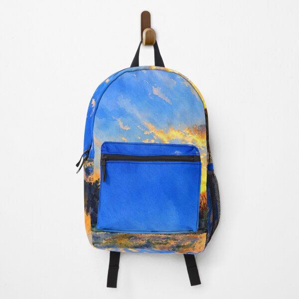 Item preview, Sunset Sky Landscape – Painterly Nature Photography Print, Warm Aesthetic designed and sold by Dlilium.
