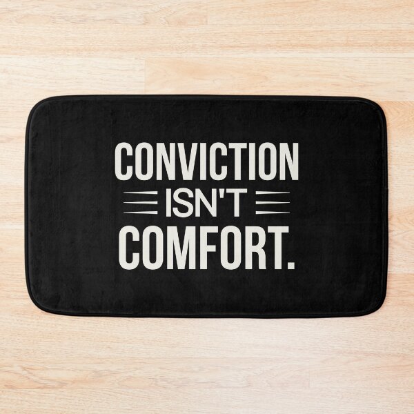 Item preview, Conviction Isn't Comfort — Stock Market Trader Shirt designed and sold by BRINGOO.