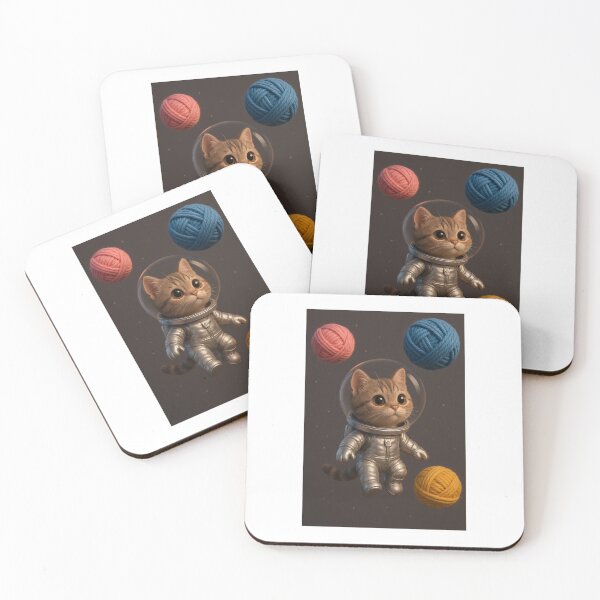 Item preview, Astronaut cat designed and sold by TheVibeCore.