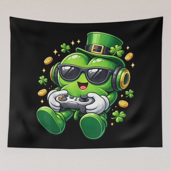 Item preview, Lucky Shamrock Gamer St Patricks Day Gaming Shirt designed and sold by DuneHaicna.