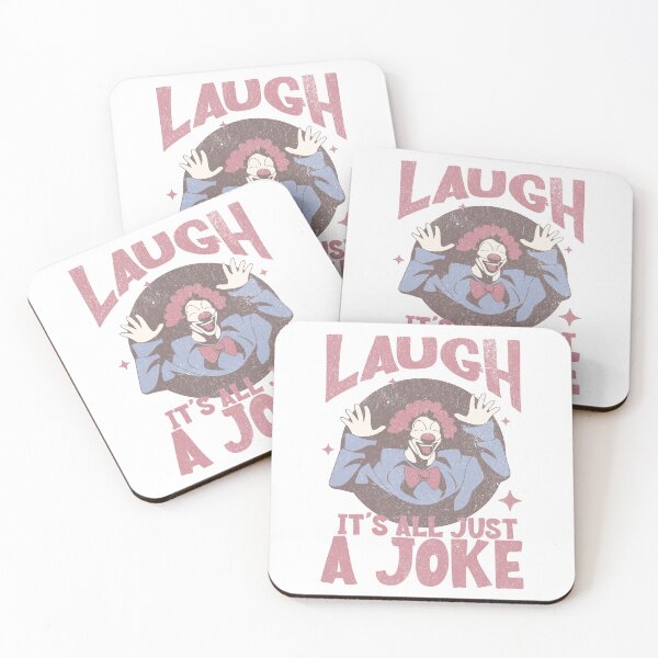 Item preview, Laugh It’s All Just a Joke – Funny Retro Clown Humor Design designed and sold by Proto Lab Studio.