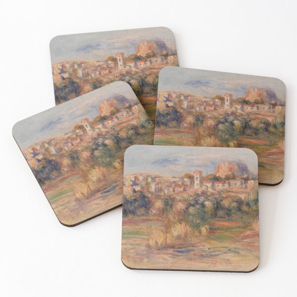 Item preview, Paysage La Gaude by Pierre-Auguste Renoir: Sunlit Impressionist Landscape designed and sold by artofuniverse.