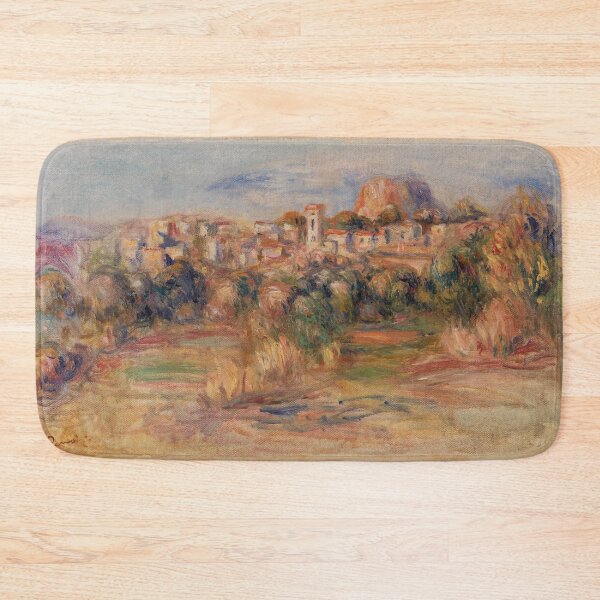 Item preview, Paysage La Gaude by Pierre-Auguste Renoir: Sunlit Impressionist Landscape designed and sold by artofuniverse.