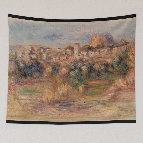 Item preview, Paysage La Gaude by Pierre-Auguste Renoir: Sunlit Impressionist Landscape designed and sold by artofuniverse.