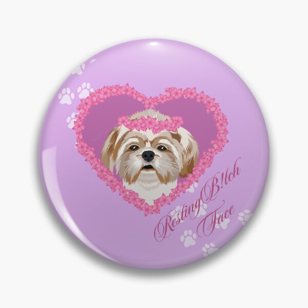 Item preview, Resting B!tch Face Shih Tzu designed and sold by kerriestuff.