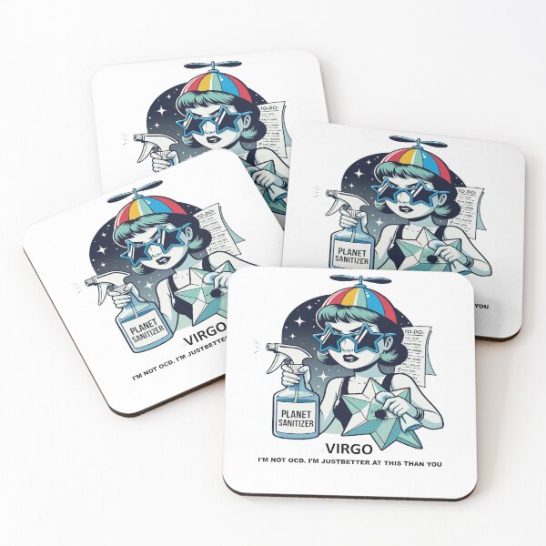 Item preview, Funny Virgo Zodiac - Aggressive Perfecționist "Planet Sanitizer" Design designed and sold by ClaussShop.