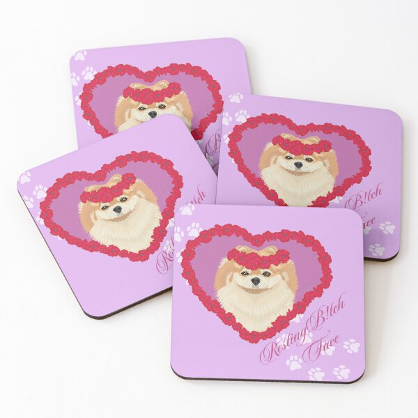 Item preview, Resting B!tch Face Pomeranian designed and sold by kerriestuff.