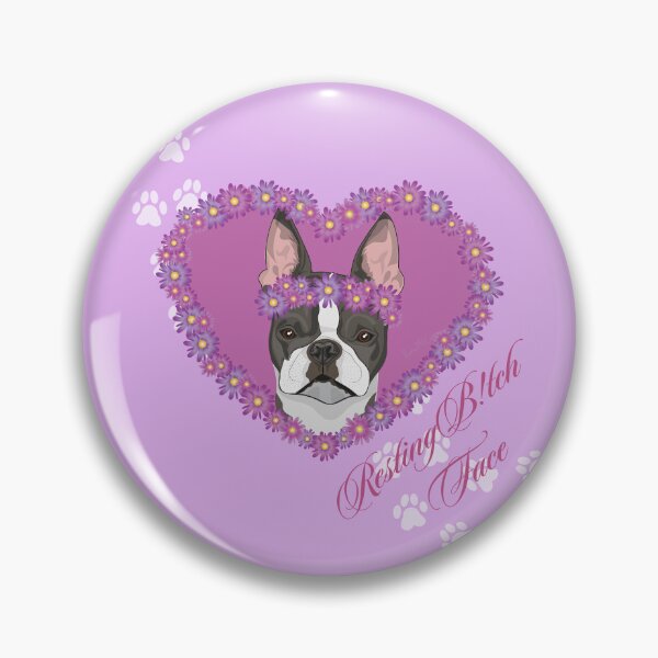 Item preview, Resting B!tch Face Boston Terrier designed and sold by kerriestuff.