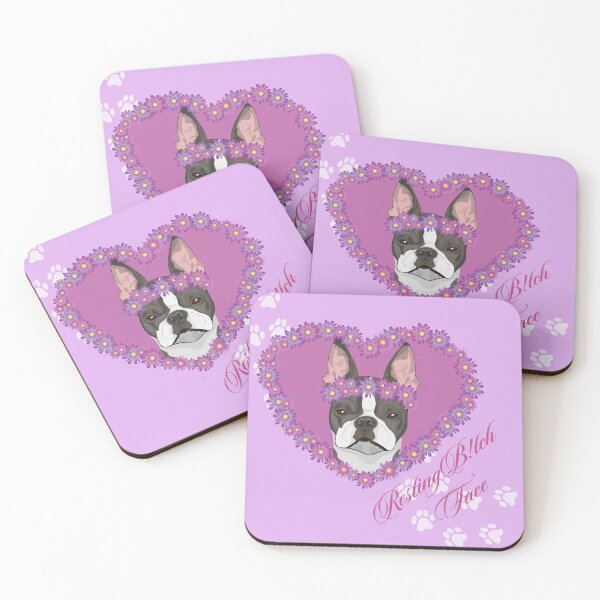 Item preview, Resting B!tch Face Boston Terrier designed and sold by kerriestuff.