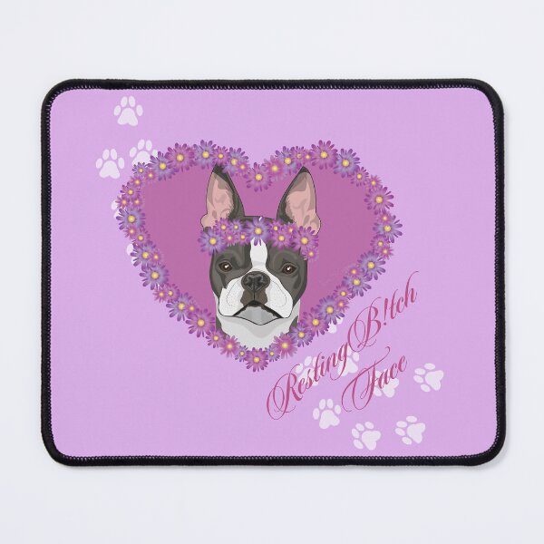 Item preview, Resting B!tch Face Boston Terrier designed and sold by kerriestuff.