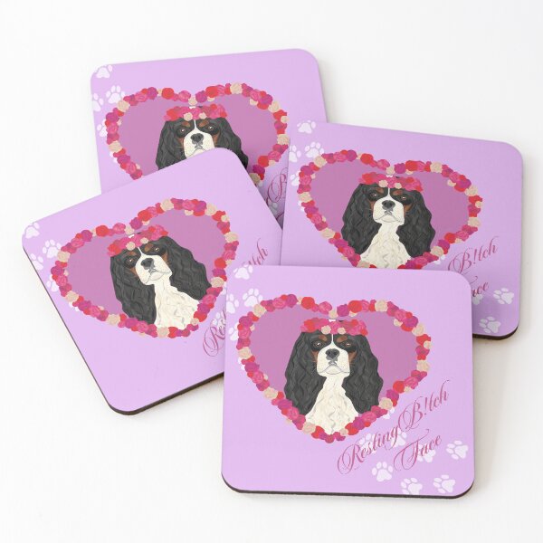 Item preview, Resting B!tch Face Cavalier King designed and sold by kerriestuff.