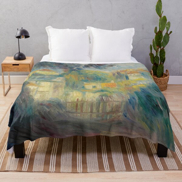 Item preview, Paysage by Pierre-Auguste Renoir: Dreamy French Impressionist Landscape Poster designed and sold by artofuniverse.