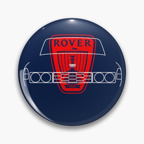 Item preview, Rover P6 classic car outline and badge designed and sold by soitwouldseem.