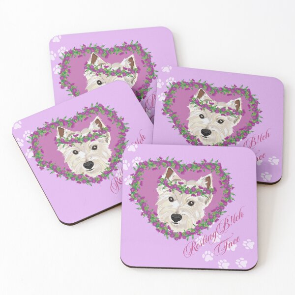 Item preview, Resting B!tch Face Highland Terrier designed and sold by kerriestuff.