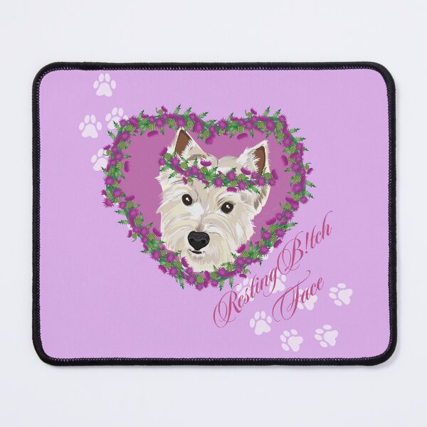 Item preview, Resting B!tch Face Highland Terrier designed and sold by kerriestuff.