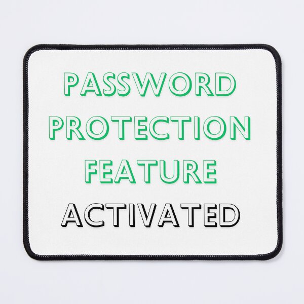 Item preview, Password protection feature activated designed and sold by ArtistTejal.