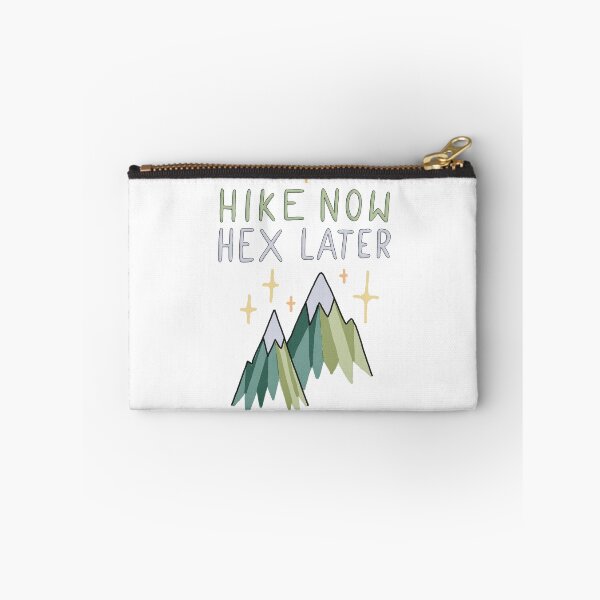 Item preview, Hike Now Hex Later - Funny Hiking Mountain design designed and sold by Basic Witch.