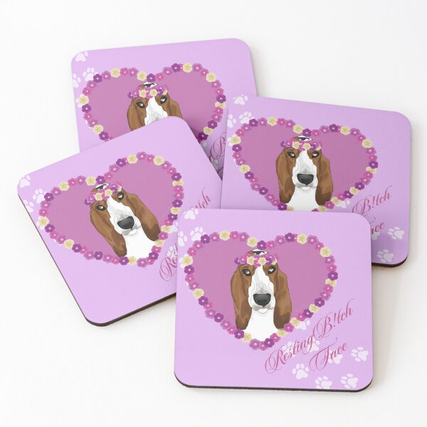 Item preview, Resting B!tch Face Basset Hound designed and sold by kerriestuff.