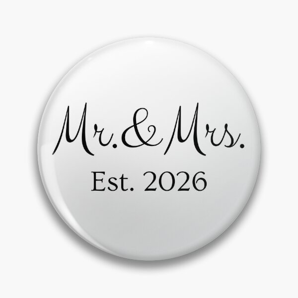 Item preview,  Mr. & Mrs. Est. 2026 designed and sold by mariana83.