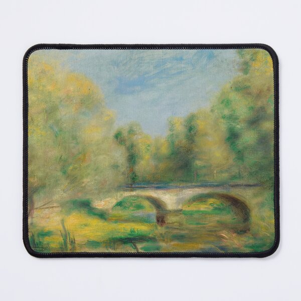 Item preview, Paysage by Pierre-Auguste Renoir: Tranquil Impressionist Riverside Landscape designed and sold by artofuniverse.