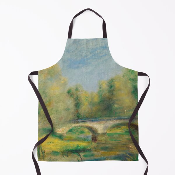 Item preview, Paysage by Pierre-Auguste Renoir: Tranquil Impressionist Riverside Landscape designed and sold by artofuniverse.