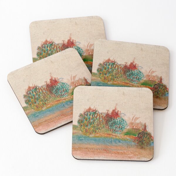 Item preview, Paysage by Pierre-Auguste Renoir: Minimal Impressionist Landscape Poster designed and sold by artofuniverse.