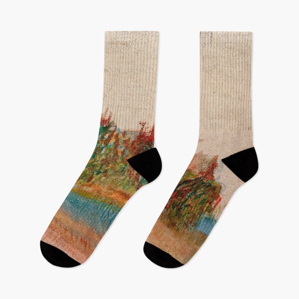 Item preview, Paysage by Pierre-Auguste Renoir: Minimal Impressionist Landscape Poster designed and sold by artofuniverse.