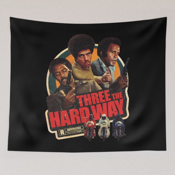 Item preview, Three The Hard Way (1974) designed and sold by fatimaezzahra27.