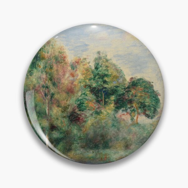 Item preview, Paysage by Pierre-Auguste Renoir: Sunlit French Countryside Landscape Poster designed and sold by artofuniverse.
