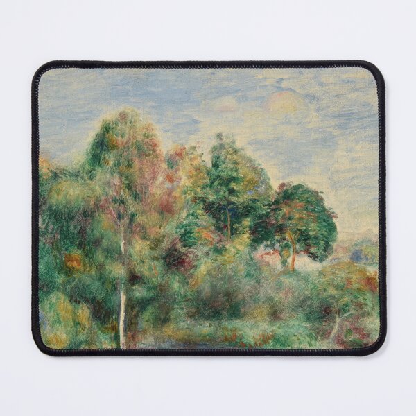 Item preview, Paysage by Pierre-Auguste Renoir: Sunlit French Countryside Landscape Poster designed and sold by artofuniverse.