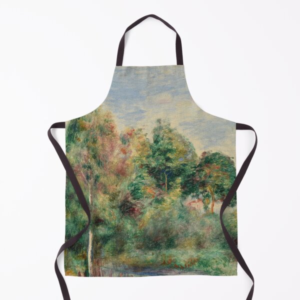 Item preview, Paysage by Pierre-Auguste Renoir: Sunlit French Countryside Landscape Poster designed and sold by artofuniverse.