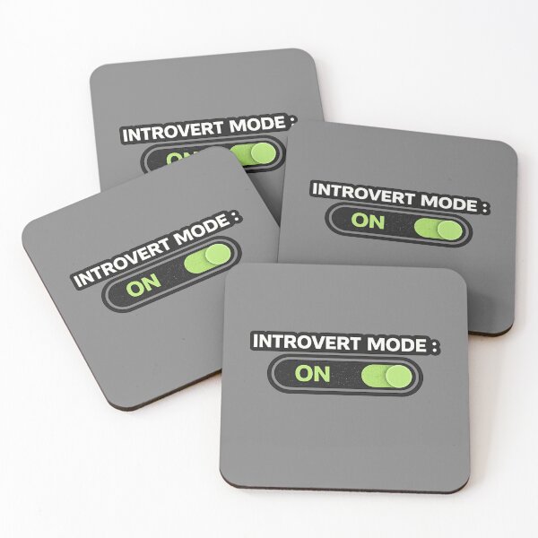 Item preview, Introvert Mode ON – Funny Introvert Switch Humor Design designed and sold by SpainDesign77.