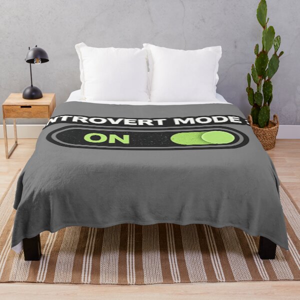 Item preview, Introvert Mode ON – Funny Introvert Switch Humor Design designed and sold by SpainDesign77.