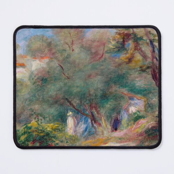 Item preview, Paysage by Pierre-Auguste Renoir: Dreamy Impressionist Garden Poster designed and sold by artofuniverse.