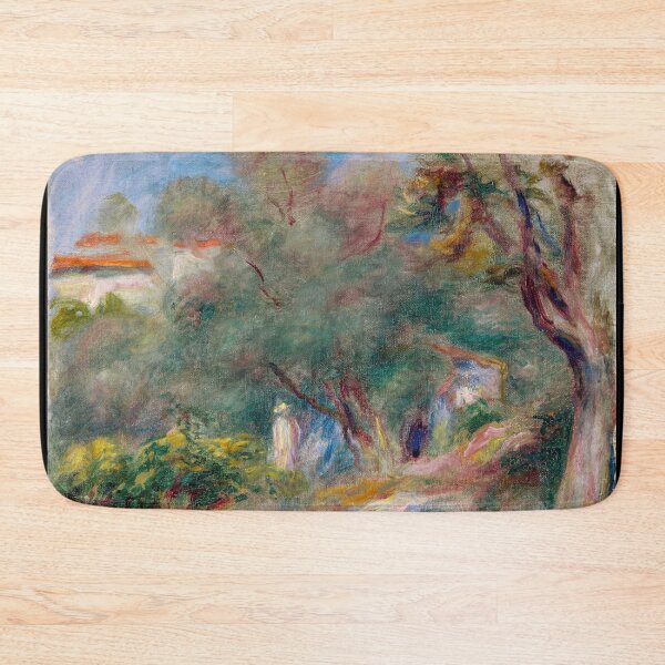 Item preview, Paysage by Pierre-Auguste Renoir: Dreamy Impressionist Garden Poster designed and sold by artofuniverse.