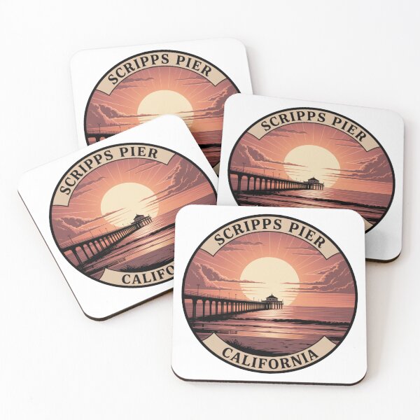 Item preview, Scripps Pier California: Ocean View Coastal designed and sold by CircinusStore.