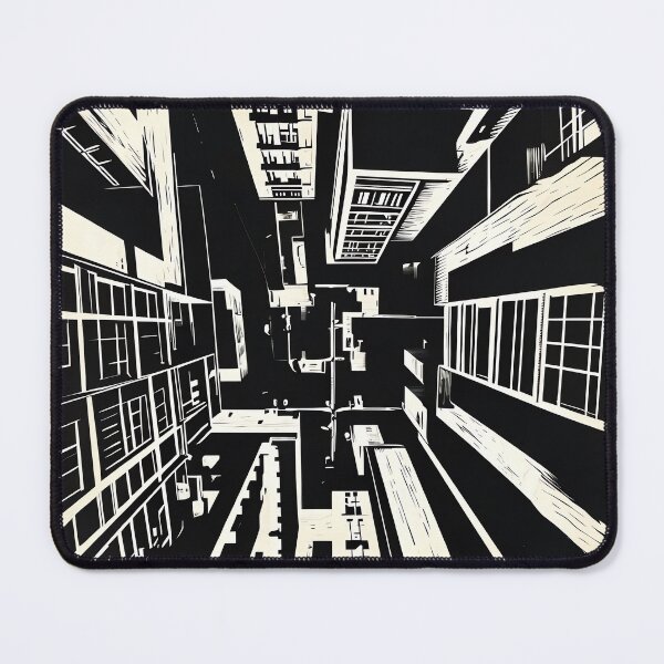 Item preview, Urban Maze Noir designed and sold by ONYX Pixee.
