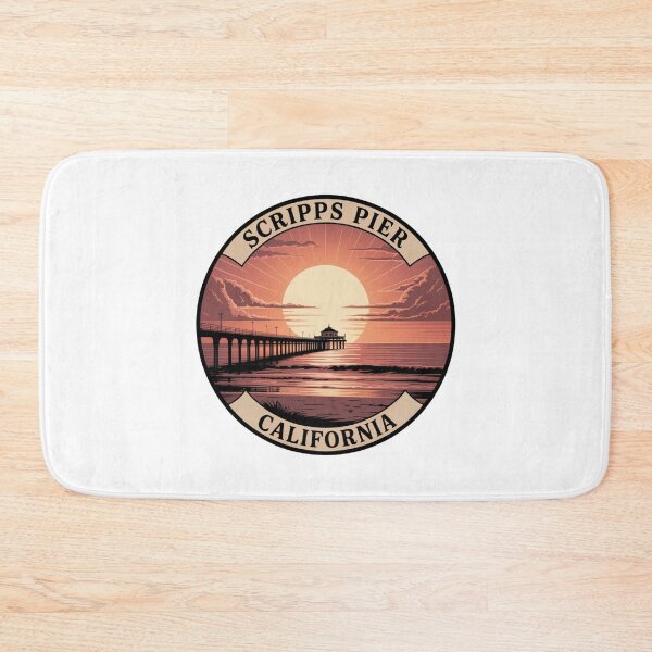 Item preview, Scripps Pier California: Ocean View Coastal designed and sold by CircinusStore.