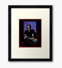 cool foodie man Framed Print