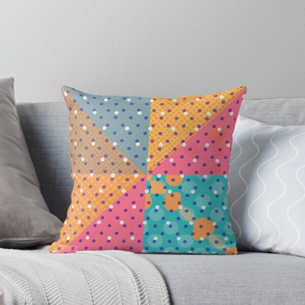 Item preview, Colorful Pastel Geometrical Abstract Pattern with Dots and Squares 2 designed and sold by AlinaSCorner.