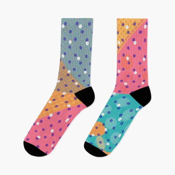 Item preview, Colorful Pastel Geometrical Abstract Pattern with Dots and Squares 2 designed and sold by AlinaSCorner.