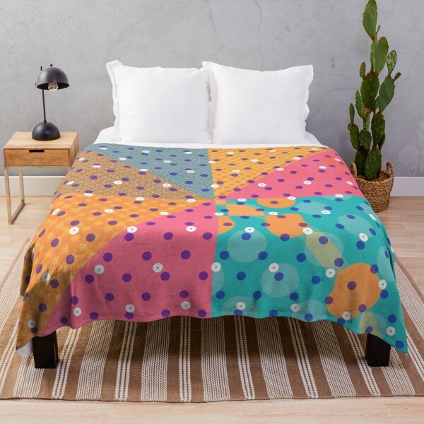 Item preview, Colorful Pastel Geometrical Abstract Pattern with Dots and Squares 2 designed and sold by AlinaSCorner.