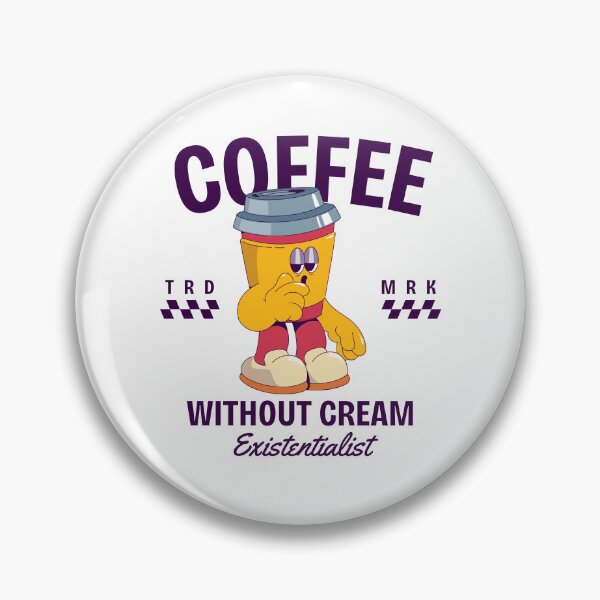 Item preview, Coffee without cream existentialist designed and sold by Peerless-Prime.