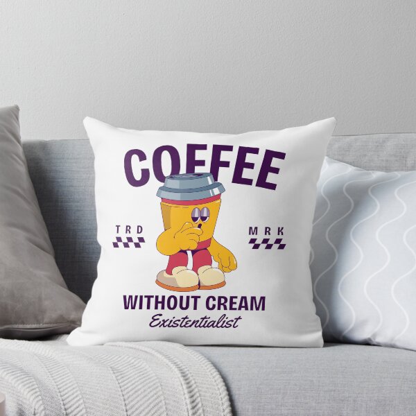 Item preview, Coffee without cream existentialist designed and sold by Peerless-Prime.